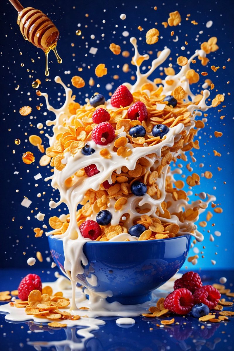 Berry Cereal Splash Bowl