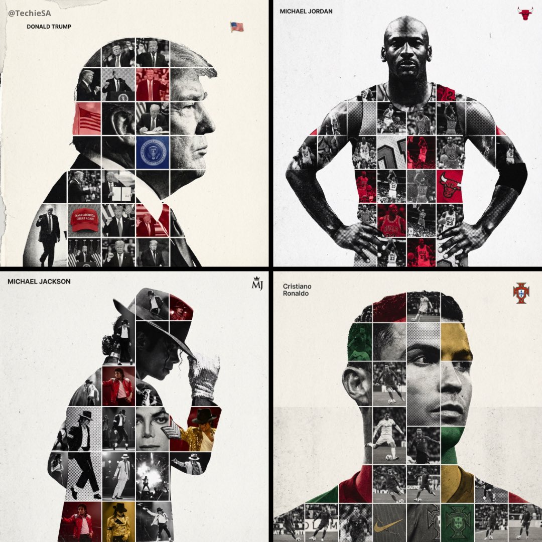 Sports Photo Mosaic Tribute Poster