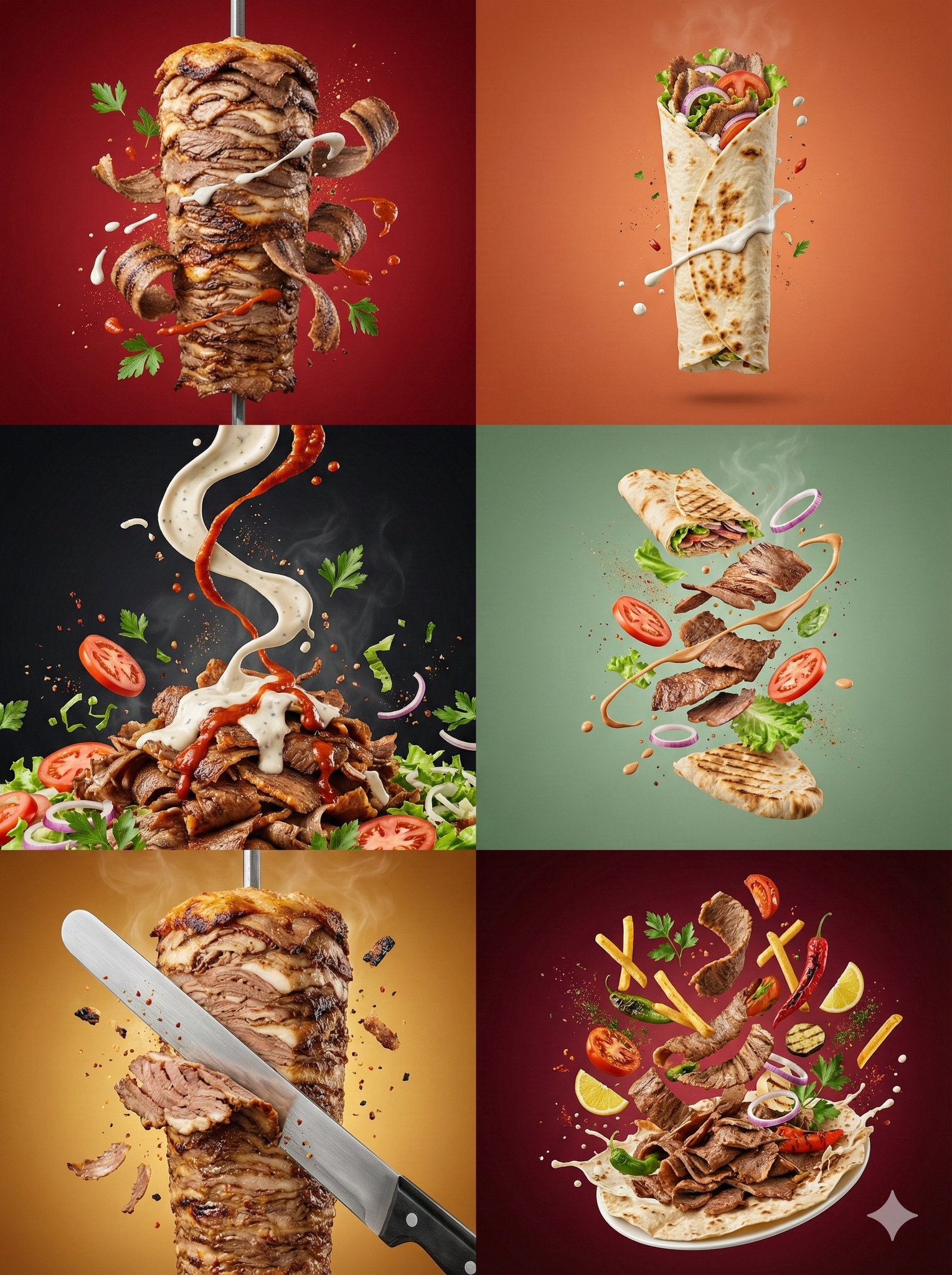 Exploding Döner Food Ad