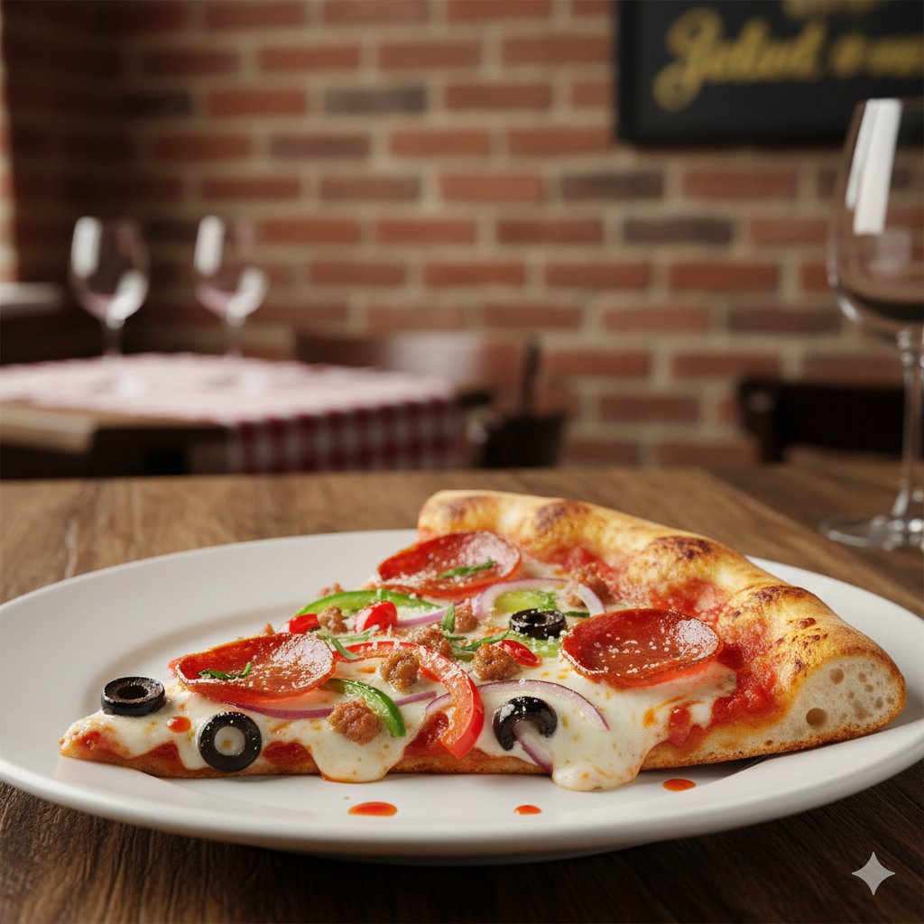 Cheesy Pizza Slice Food Photo