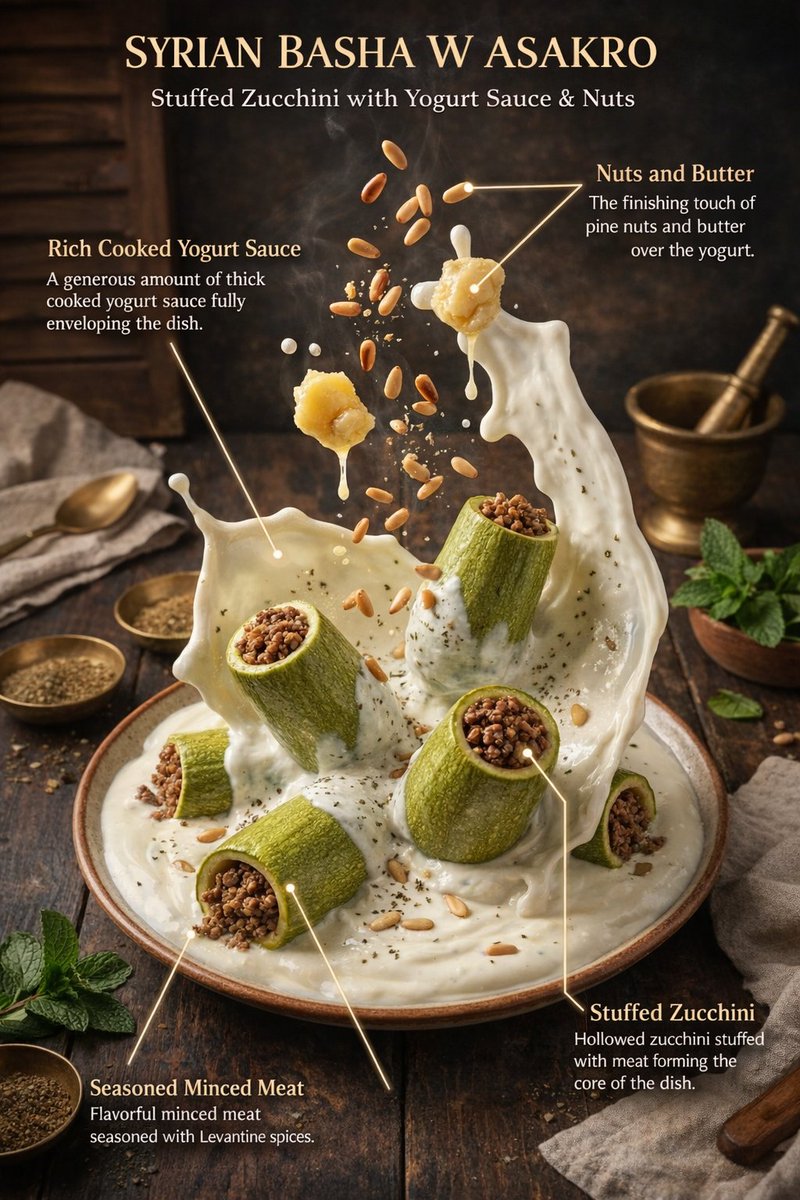 Floating Dessert Infographic