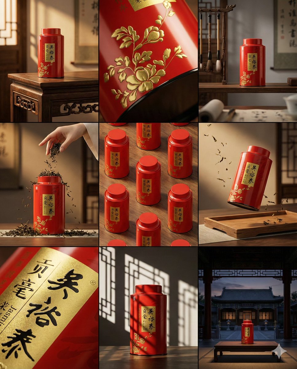 Red Tea Tin Storyboard