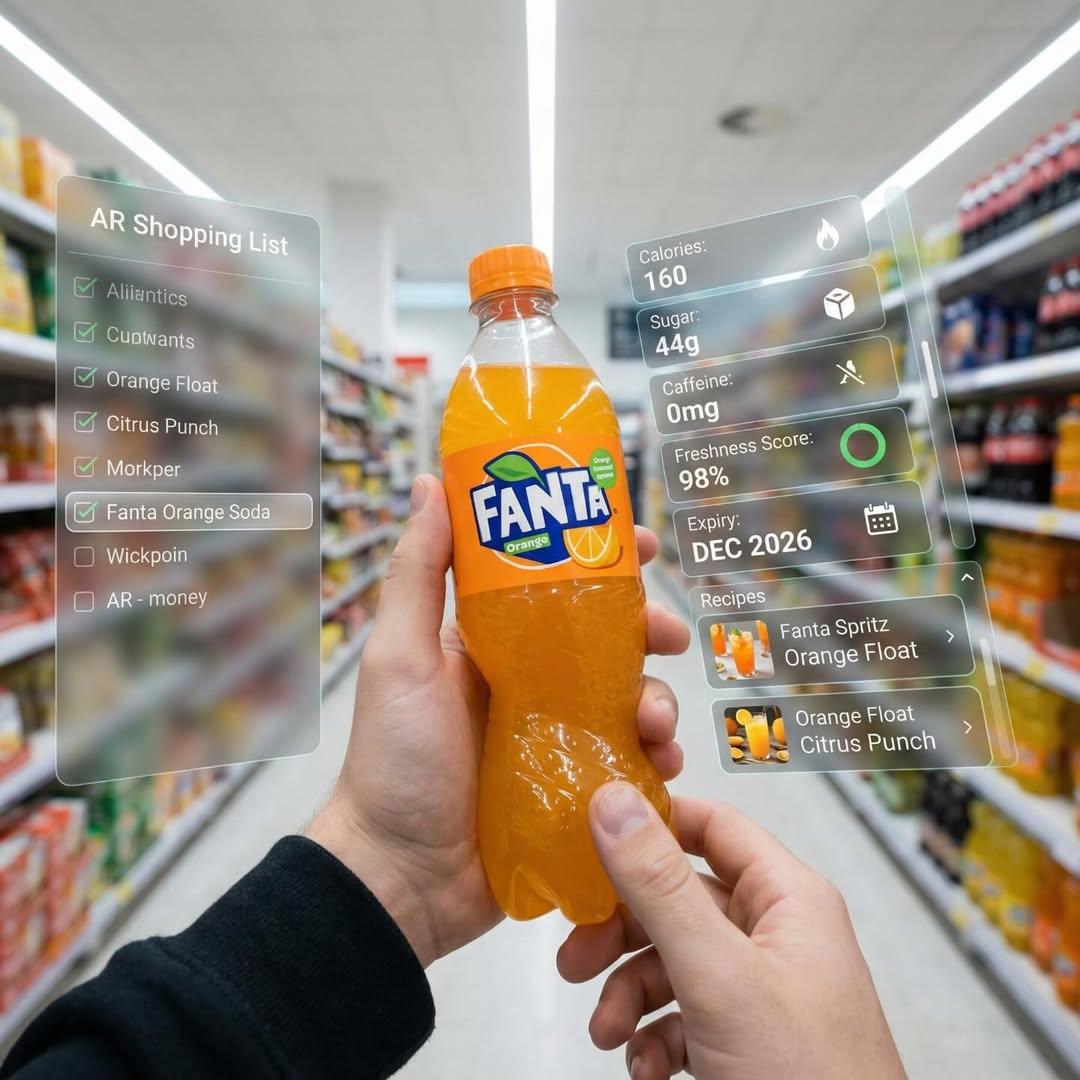 AR Soda Shopping Display