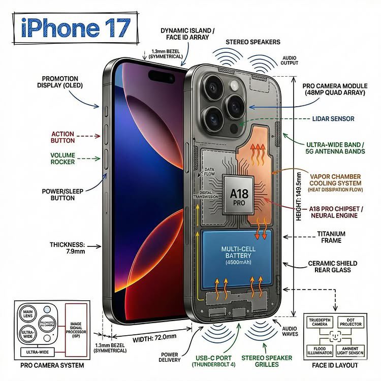 Annotated Product Cutaway Infographic