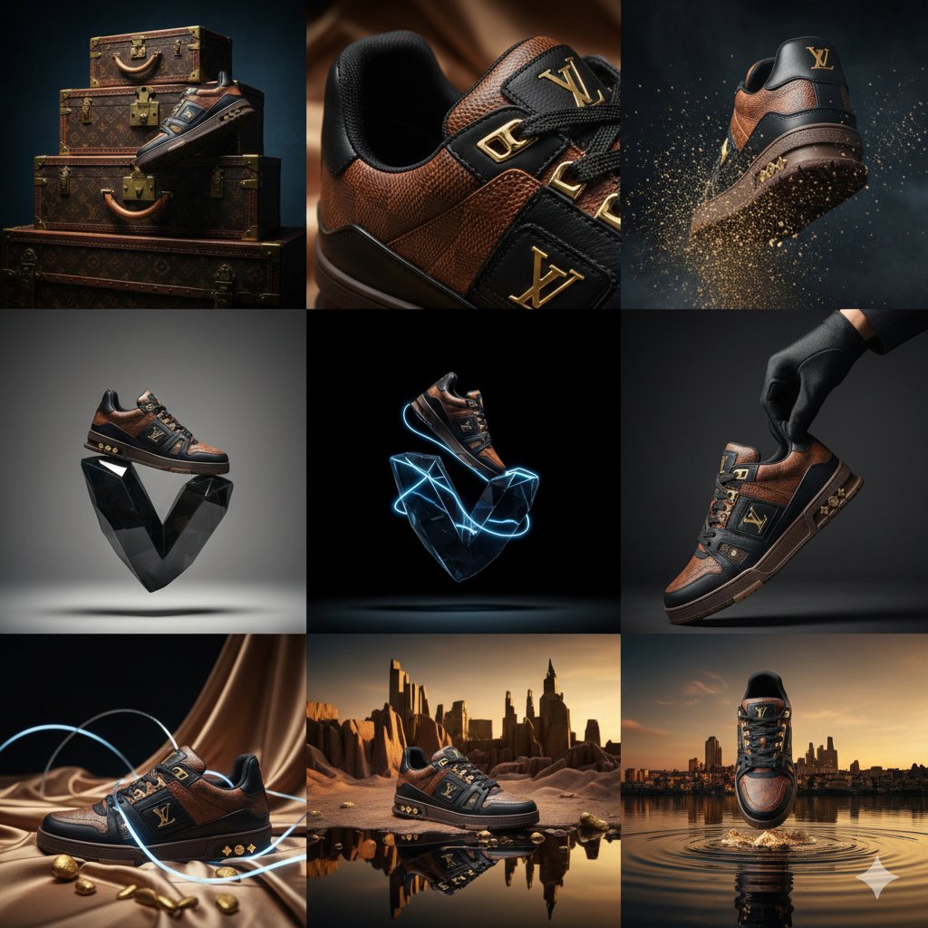 Luxury Sneaker Campaign Board
