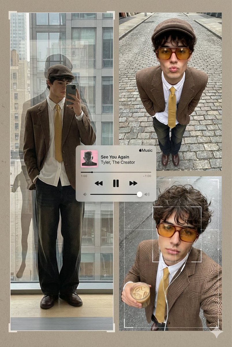 Analog Streetwear Collage Poster
