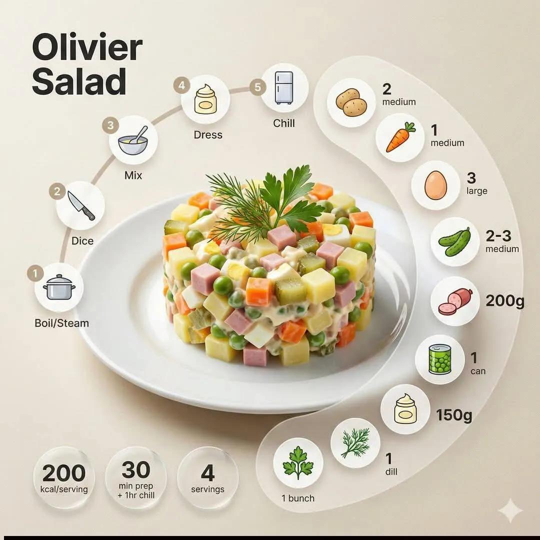 Minimalist Recipe Infographic