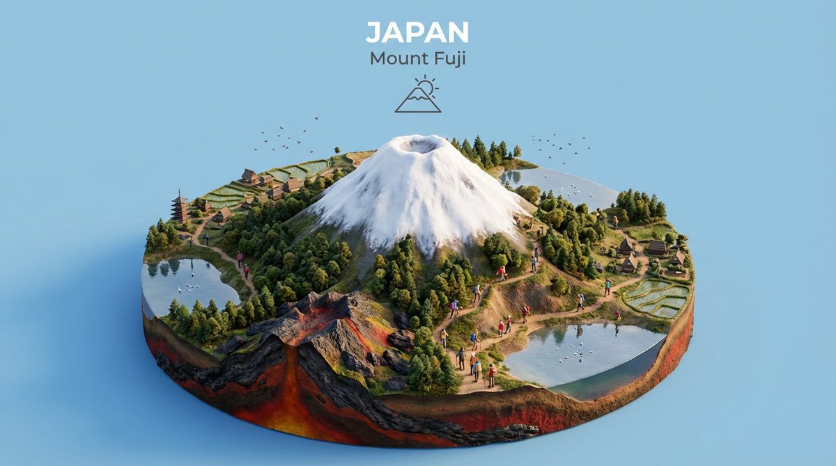 Isometric Natural Wonder Poster