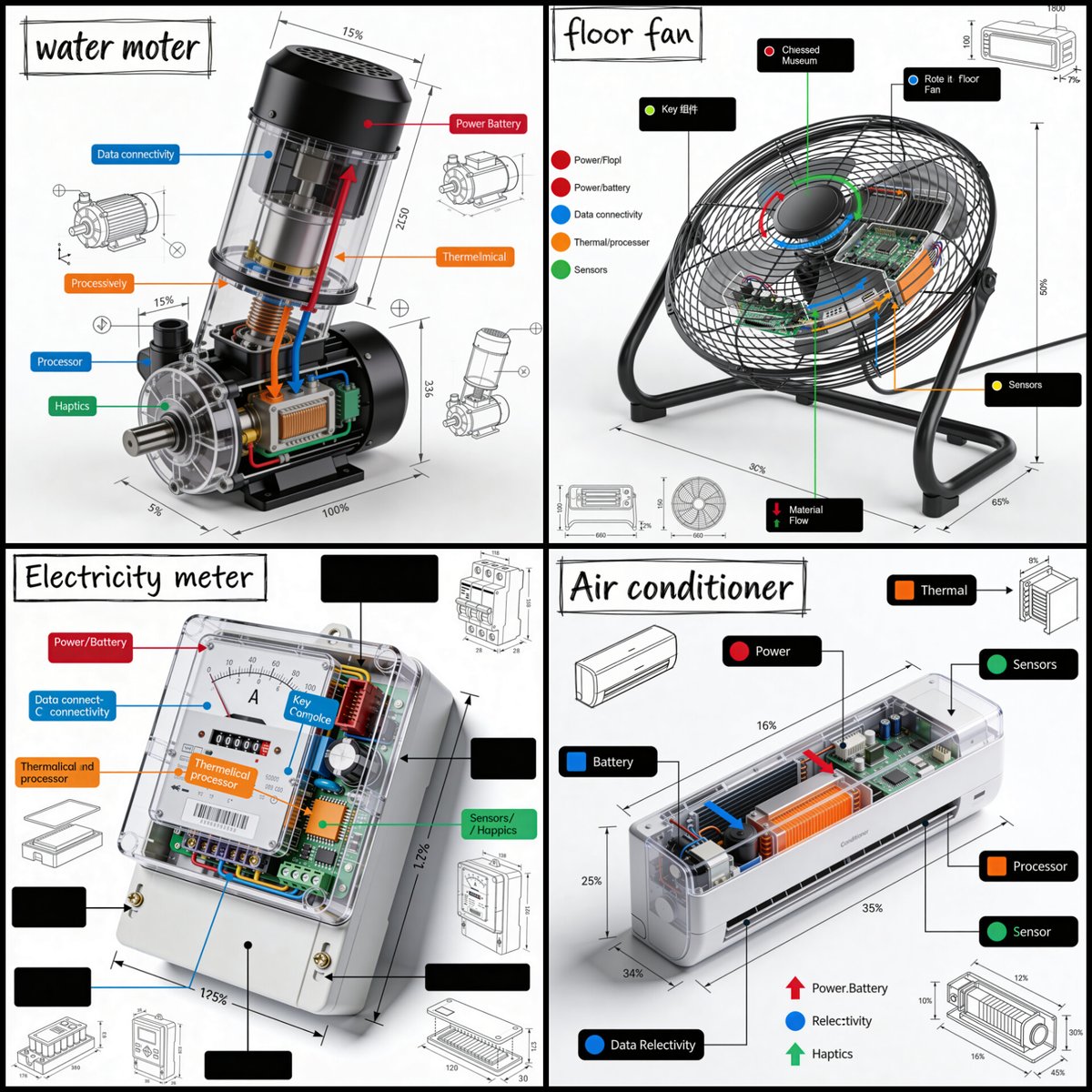 Isometric Product Teardown Infographic