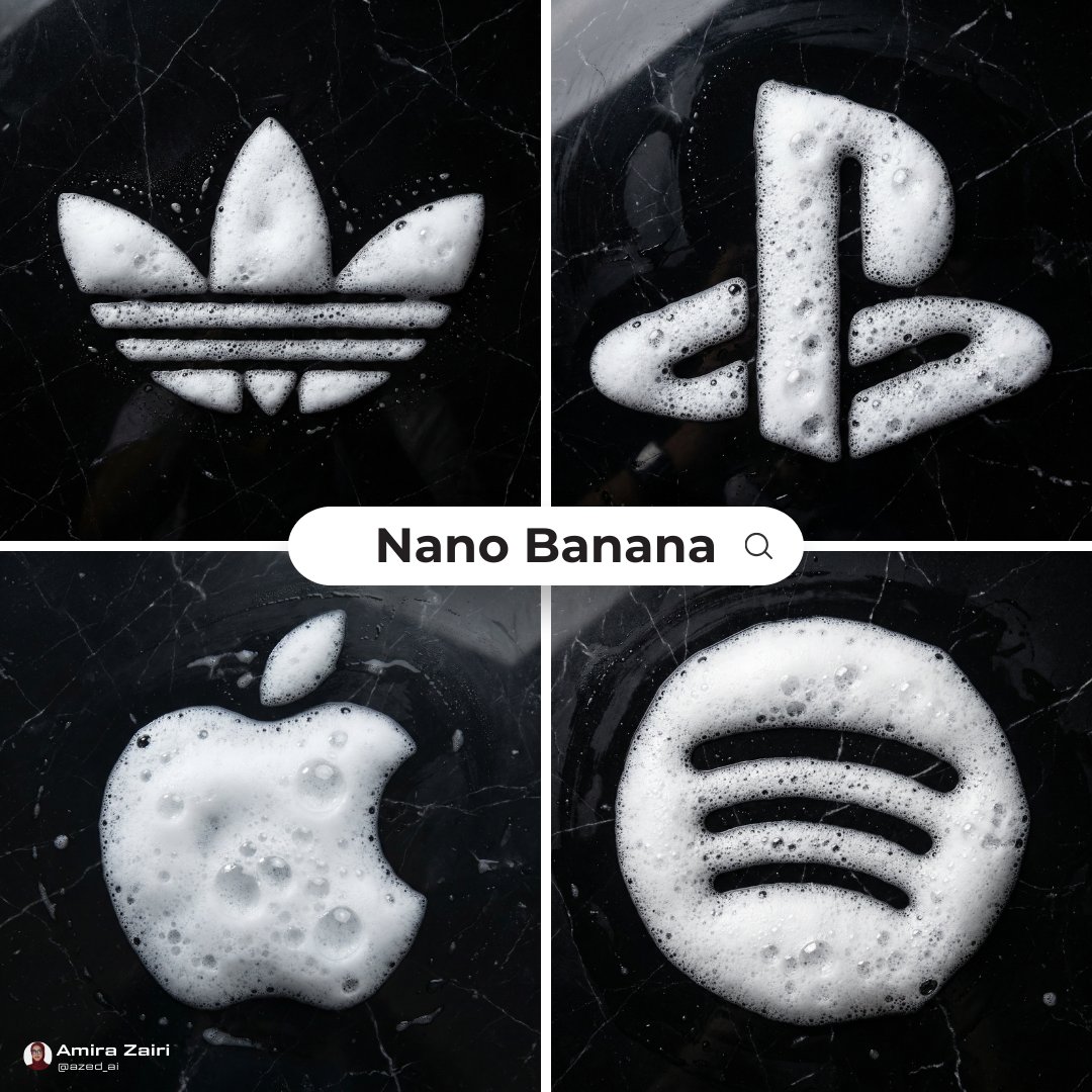 Foam Logo on Marble