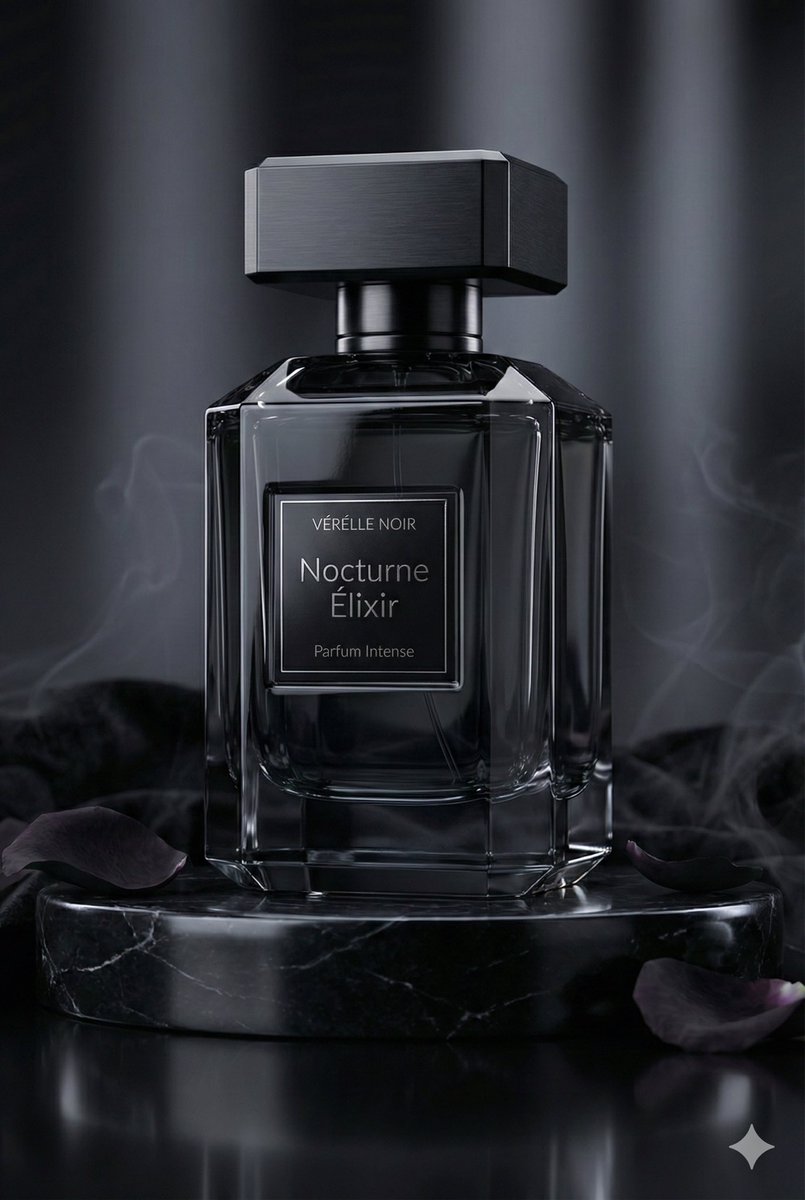 Noir Luxury Perfume Bottle