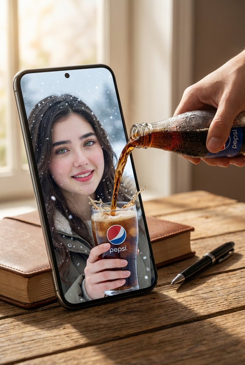 Pepsi Phone Pour Ad
