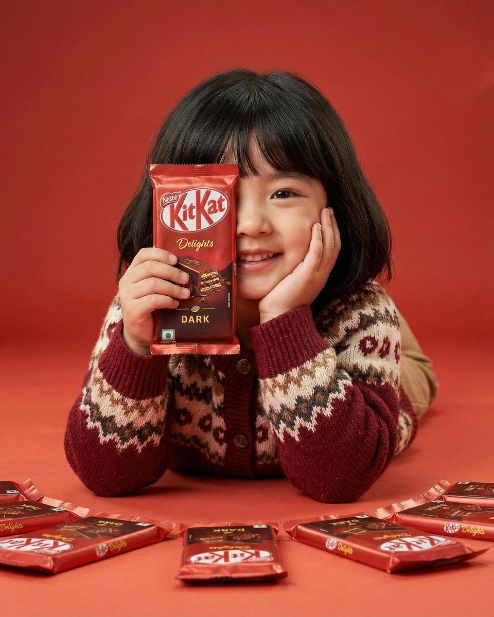 Red Chocolate Bar Ad