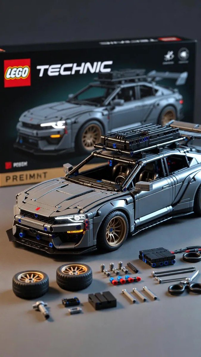 LEGO Technic Car Render