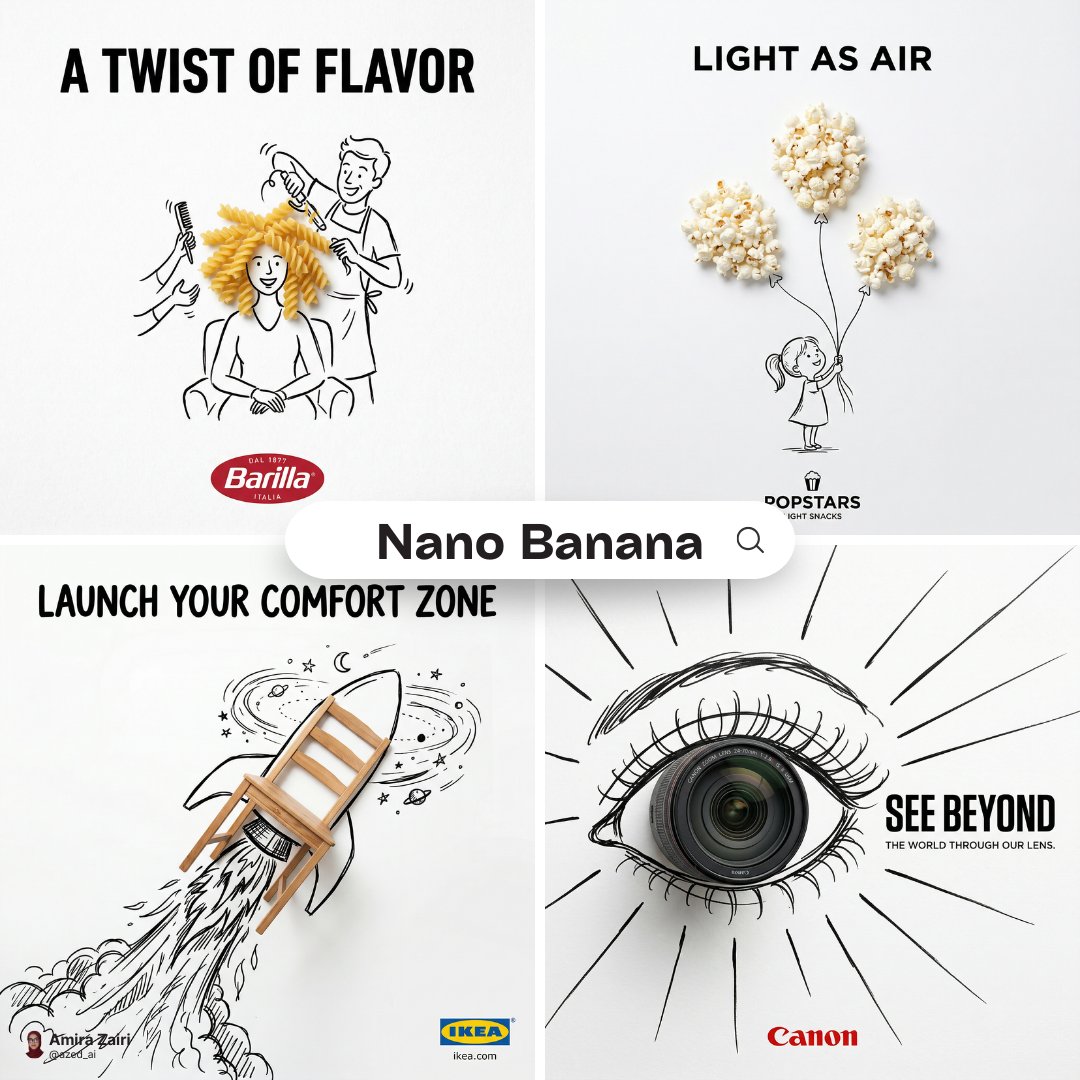 Mixed-Media Product Ad Poster