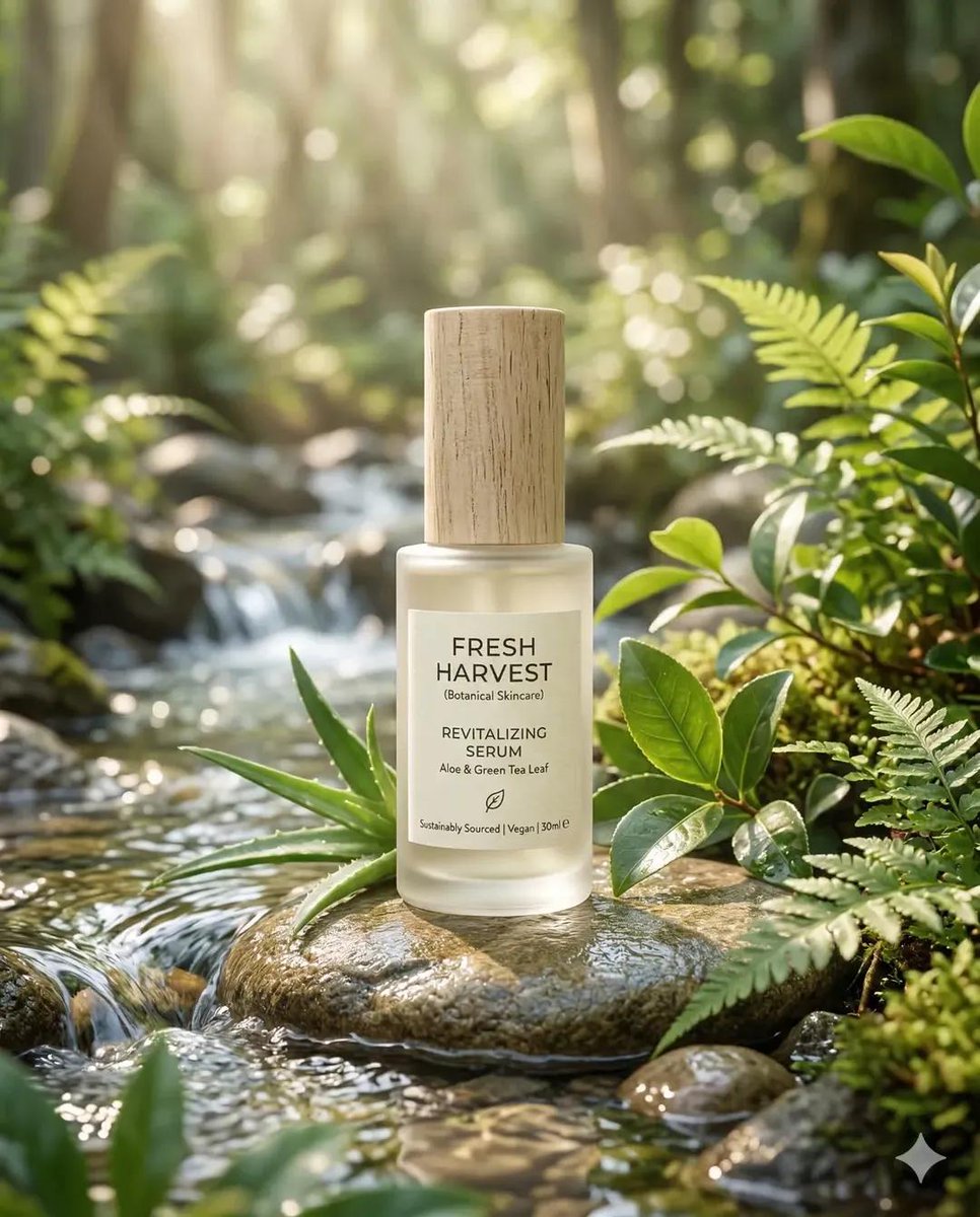 Eco Skincare Bottle Ad