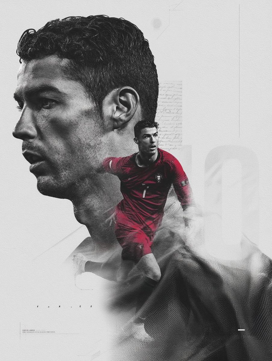 Double Exposure Football Poster