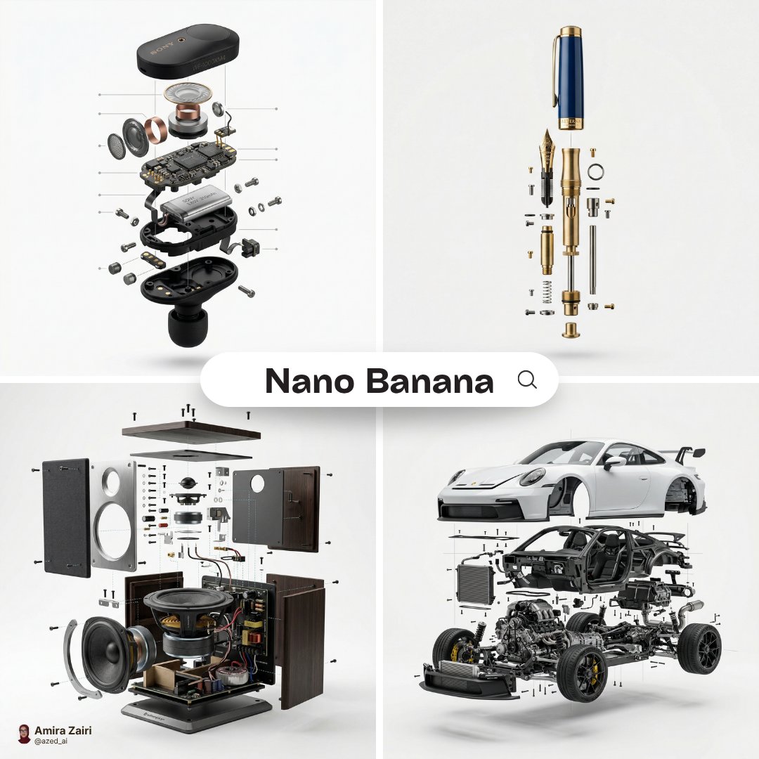 Exploded View Product Ad