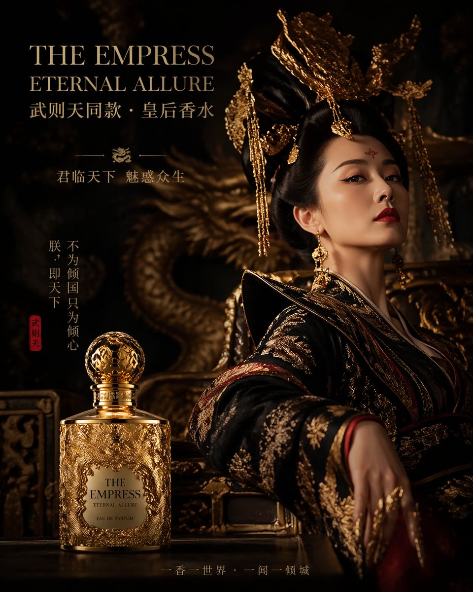 Empress Gold Perfume Ad