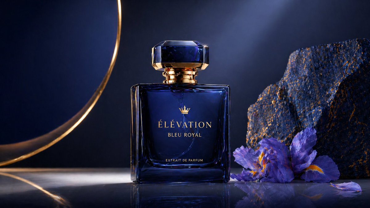 Royal Blue Perfume Ad