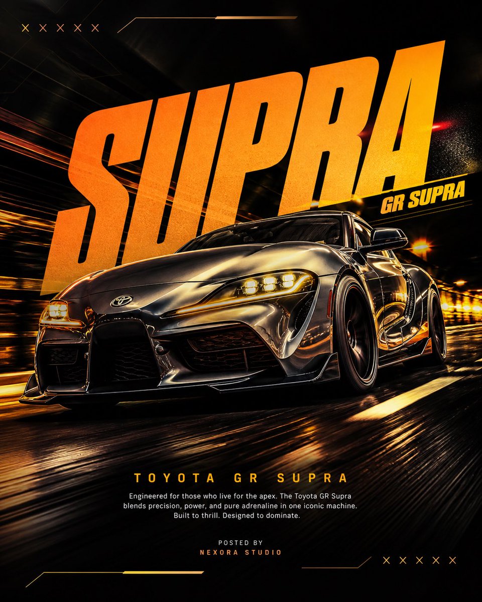 Aggressive Supra Poster