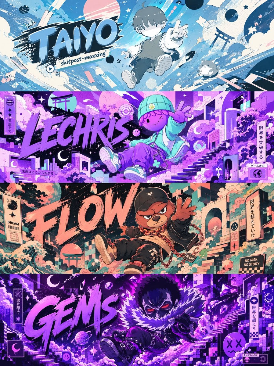 Chibi Pop Art Banner