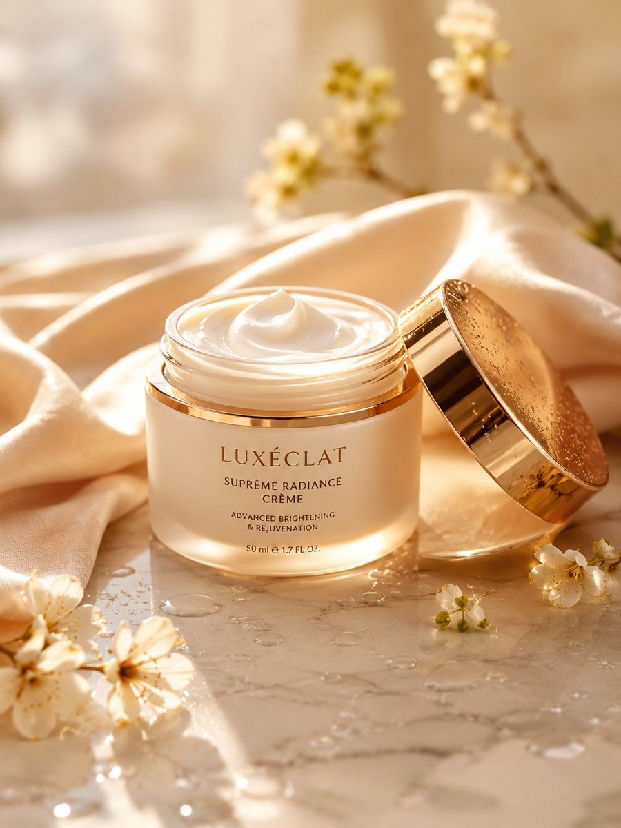 Luxury Skincare Cream Jar