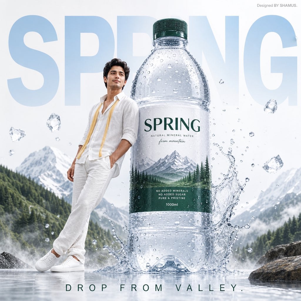 Spring Mineral Water Poster