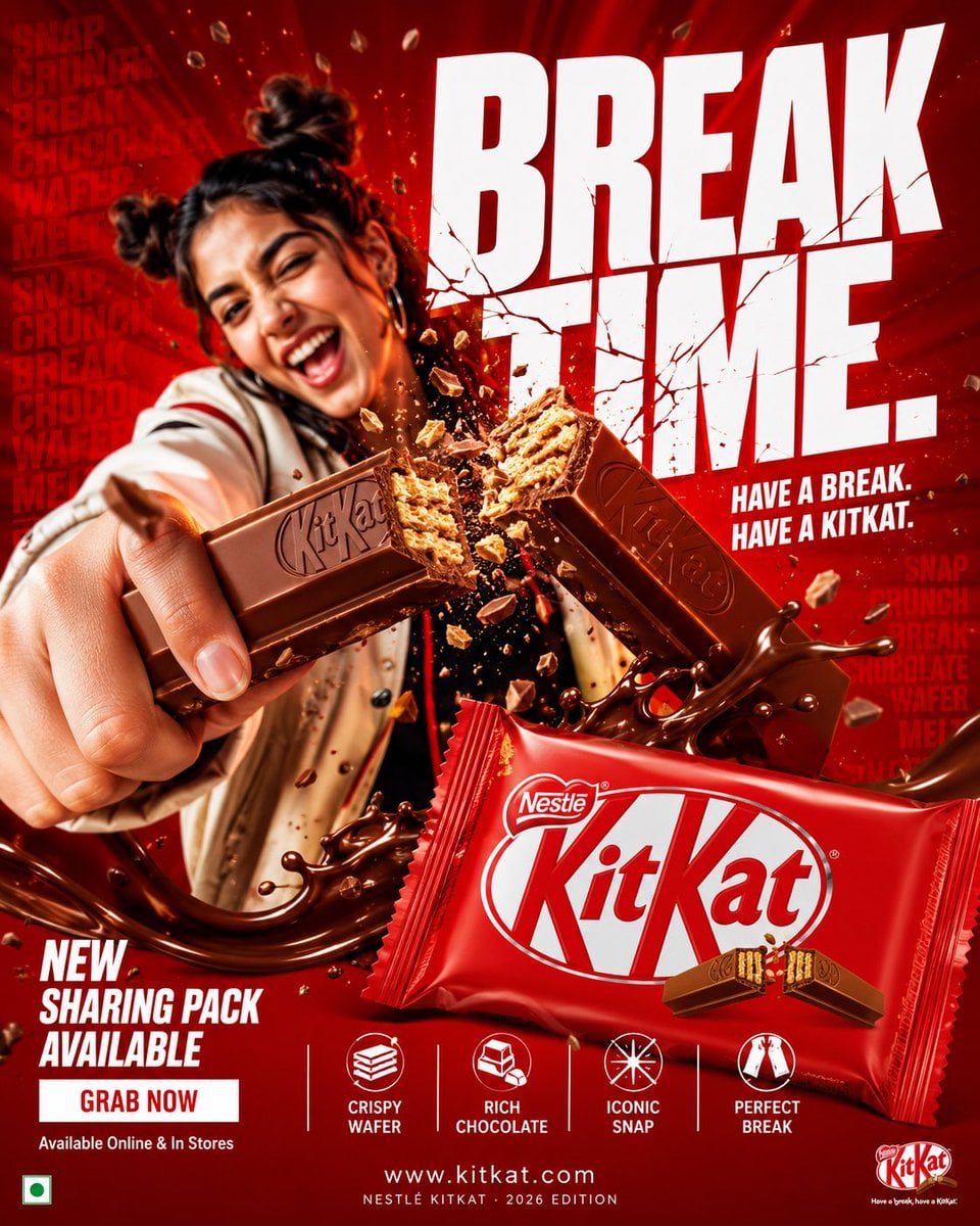 KitKat Break Time Poster