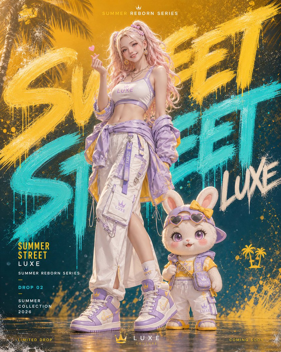 Summer Streetwear Graffiti Poster
