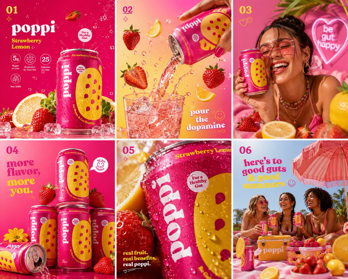 Strawberry Lemon Soda Campaign