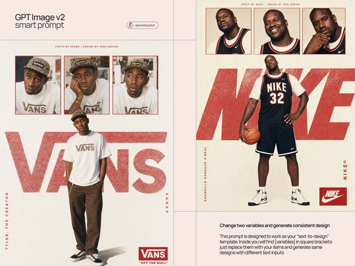 Streetwear Editorial Poster Template
