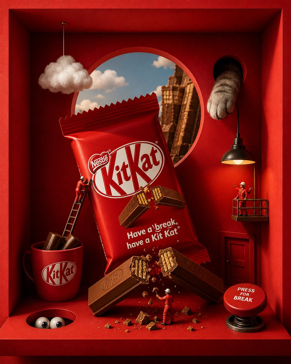 KitKat Shadow Box Ad