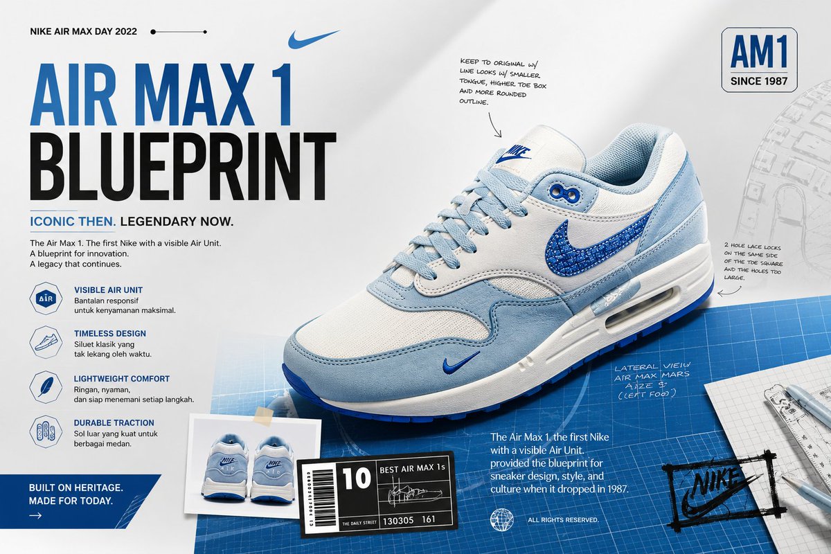 Air Max Blueprint Sneaker Ad