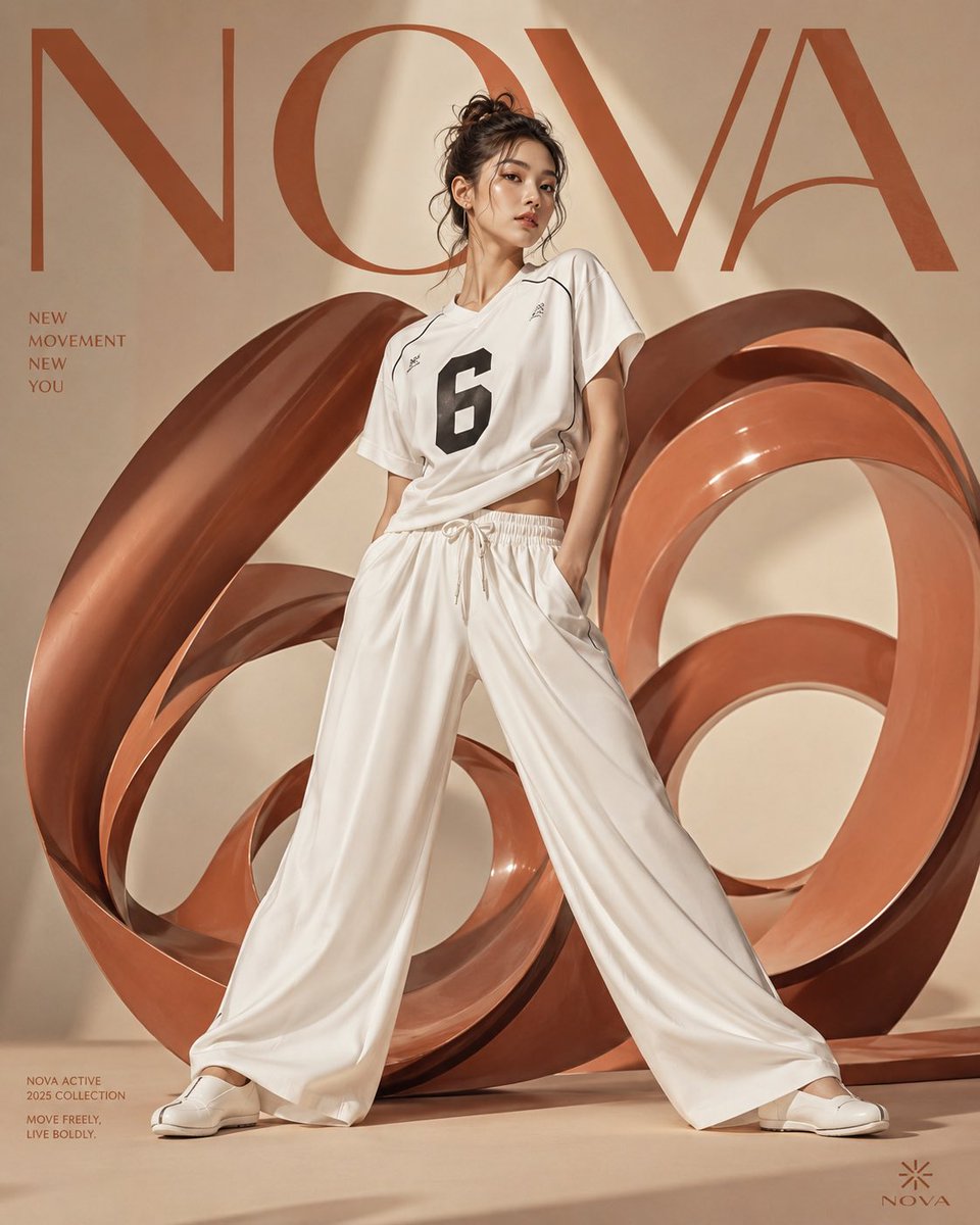 Luxury Activewear Fashion Poster