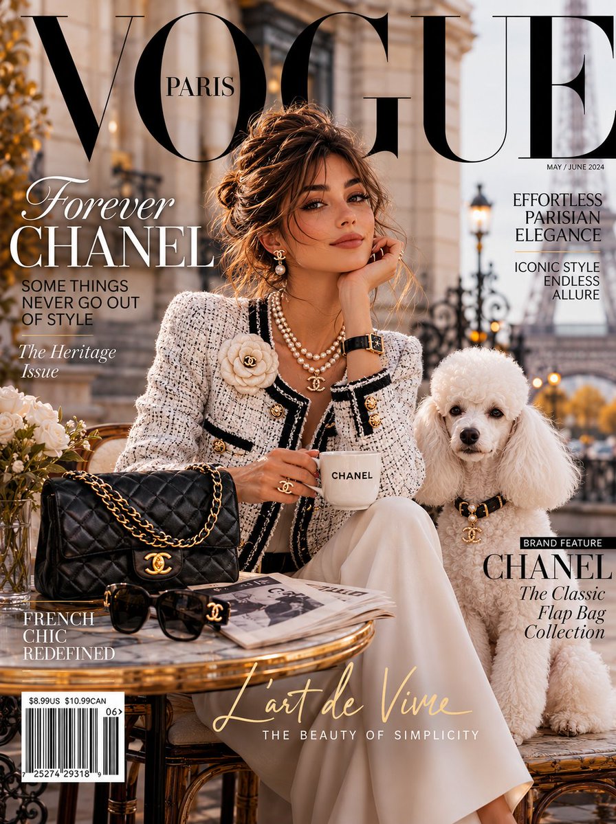 Parisian Luxury Fashion Cover