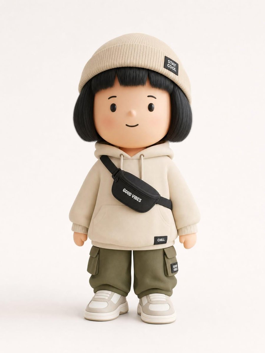 Streetwear Vinyl OOTD Figurine
