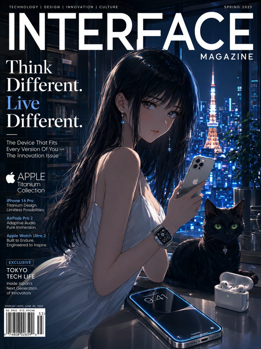 Anime Tech Magazine Cover