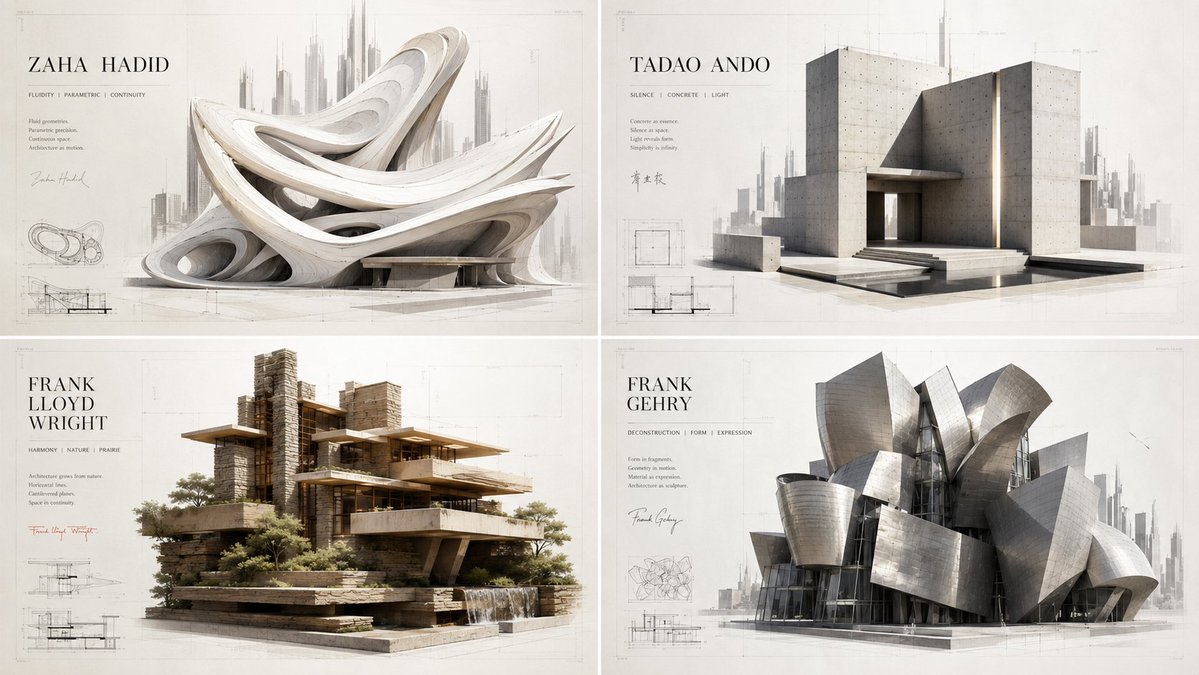 Architectural Style Concept Boards