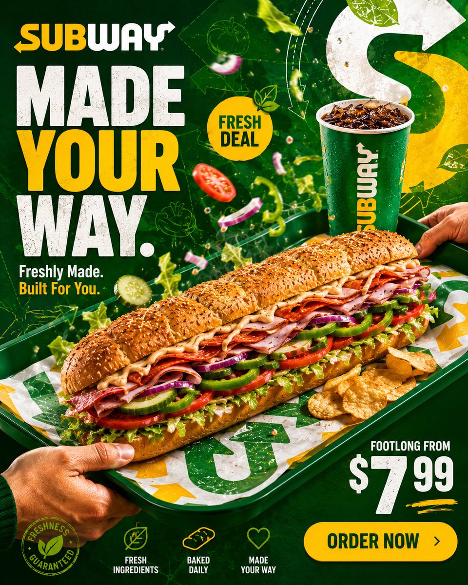 Subway Footlong Ad