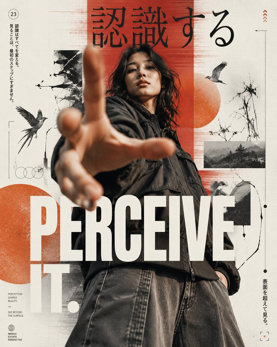 Japanese Streetwear Collage Poster