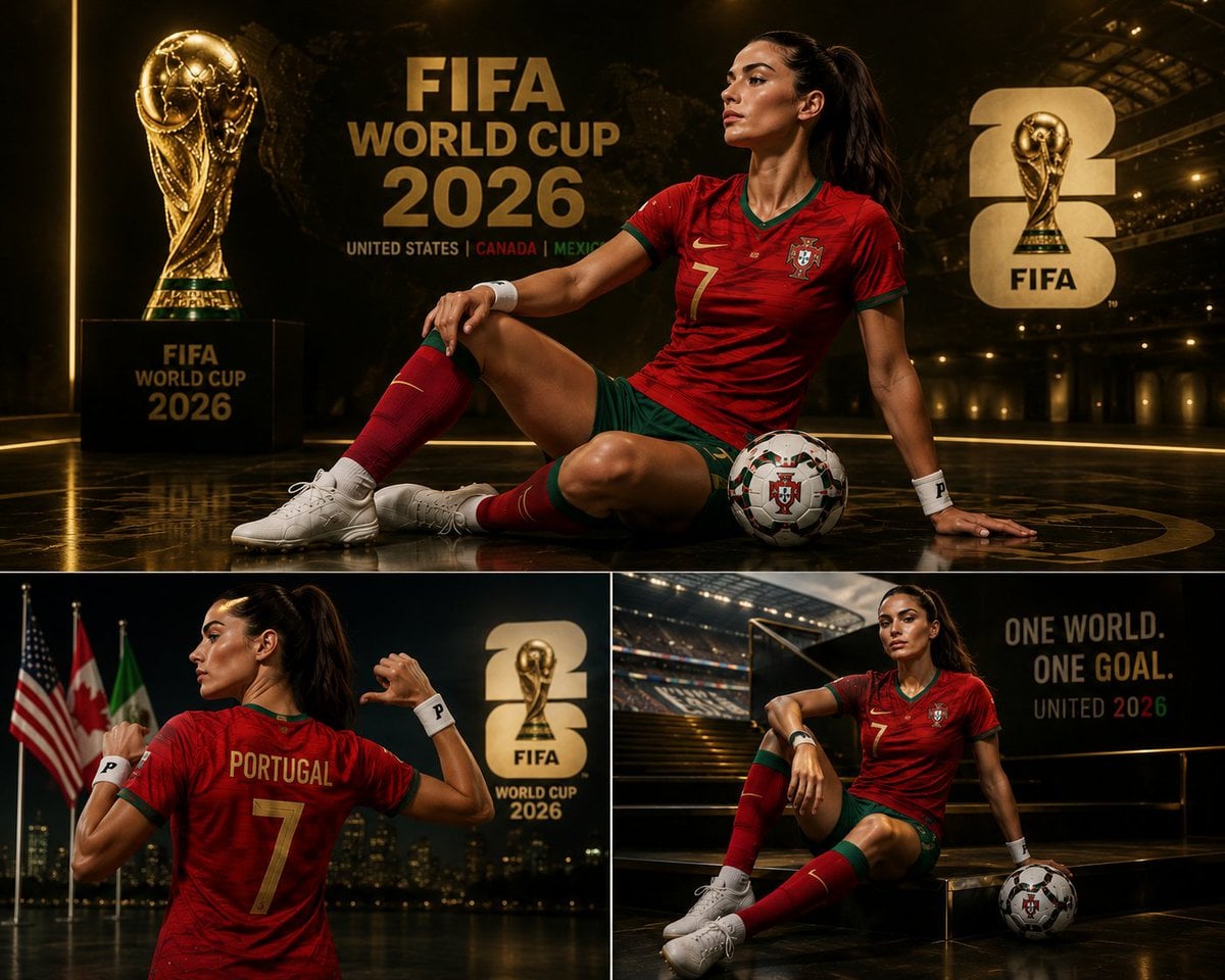 Portugal World Cup Supporter Poster