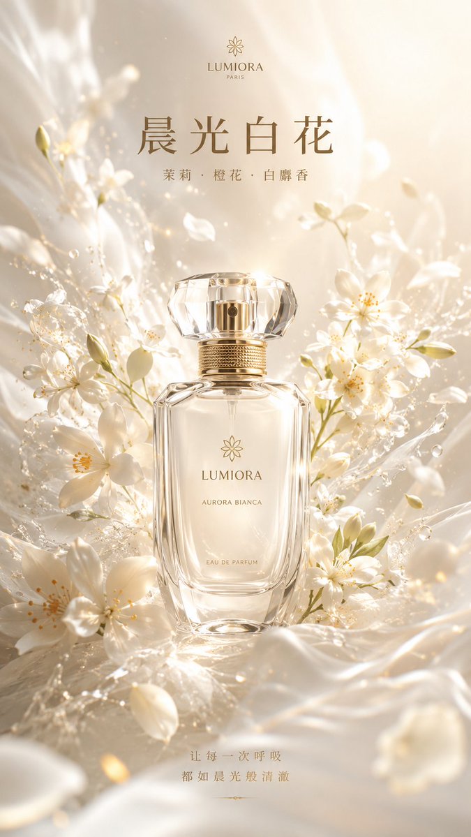 Luxury Perfume Campaign Poster
