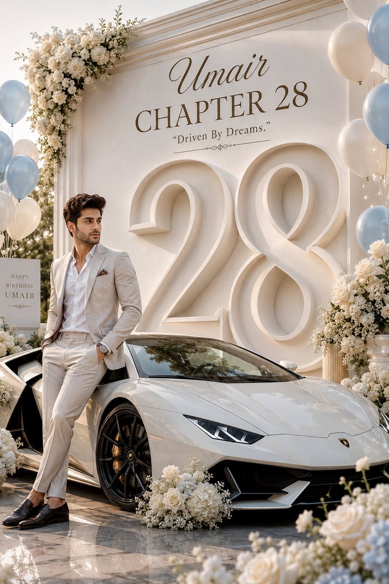 Luxury Birthday Car Poster