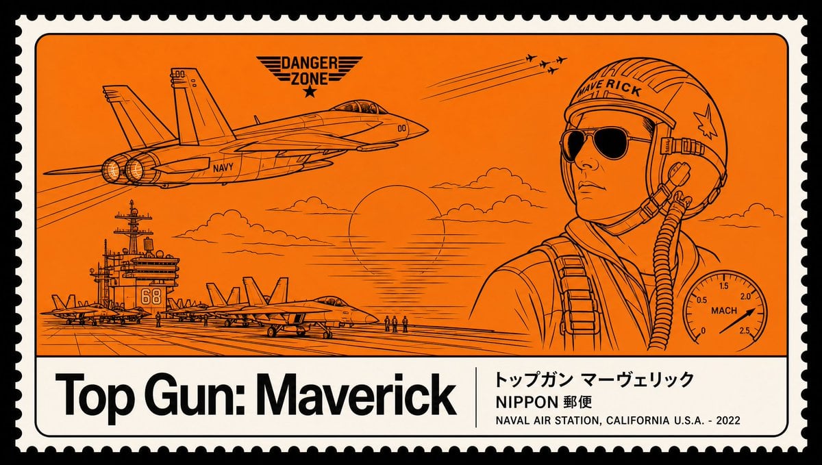 Japanese Stamp Movie Poster