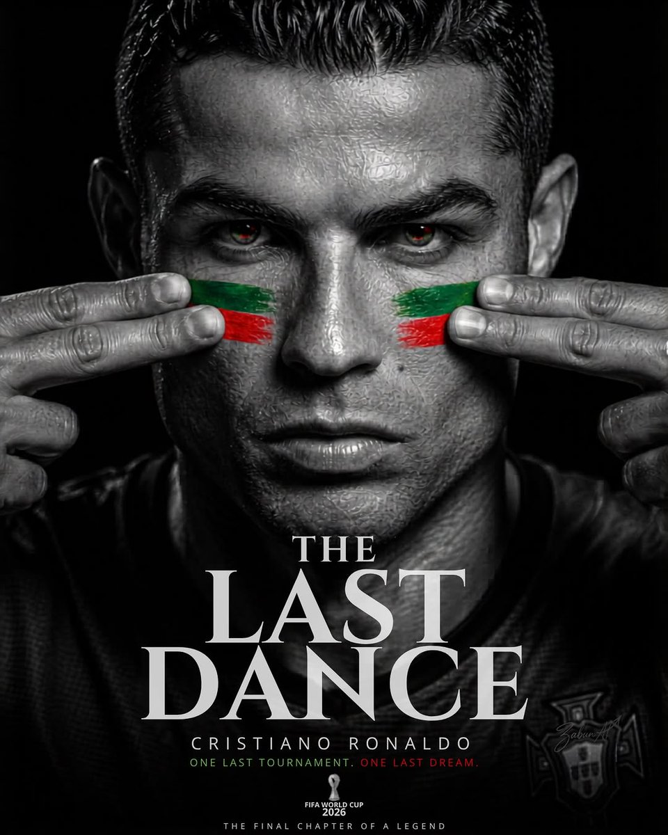 Cristiano Ronaldo Last Dance Poster