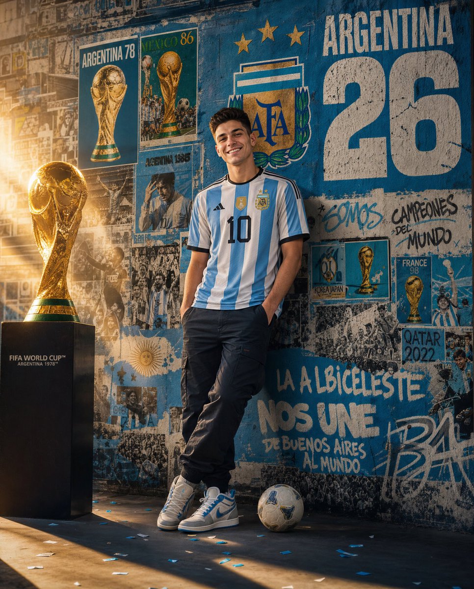 Argentina Football Culture Poster