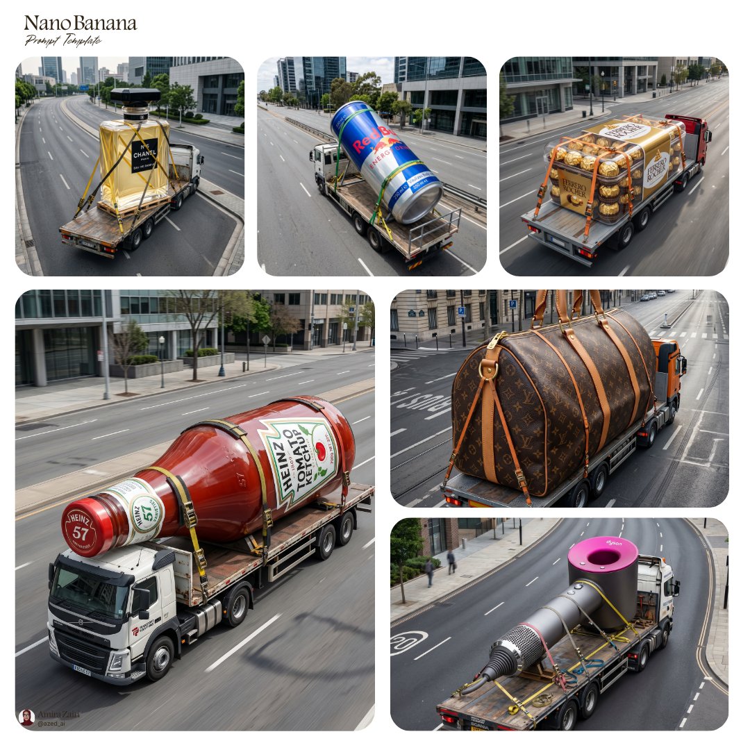 Oversized Product Truck Ad