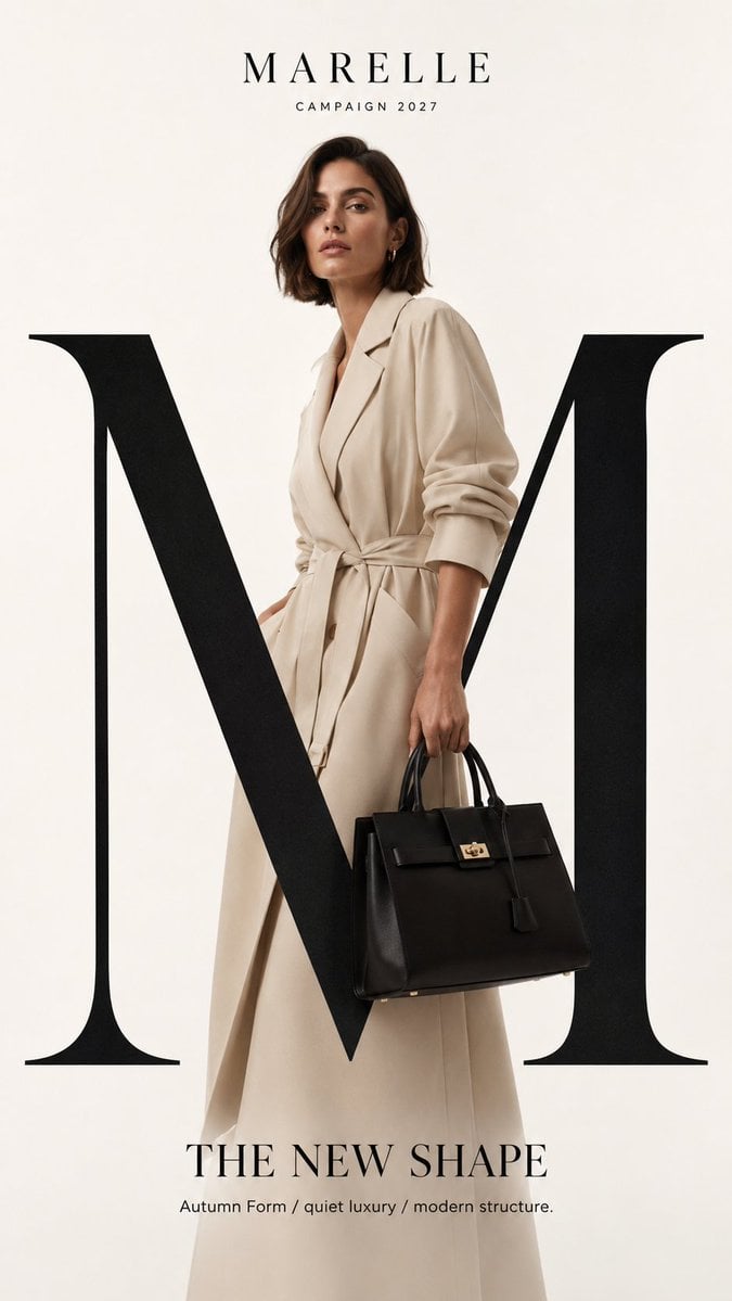 Luxury Monogram Fashion Poster