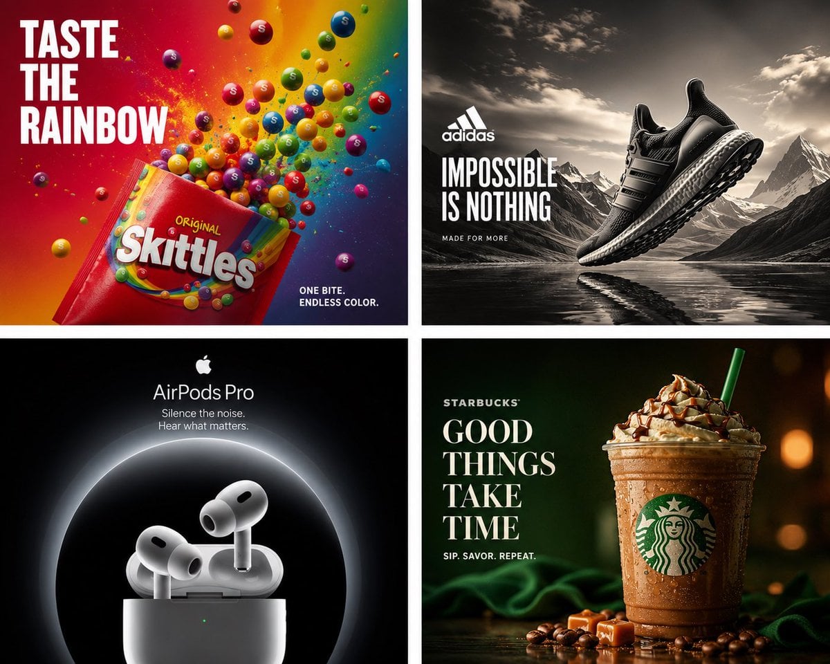 Brand Product Advertising Poster Concepts